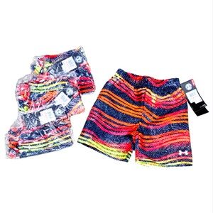 UNDER ARMOUR HEAT GEAR SHORTS BOYS COLOR ORANGE SPARK SIZE 2T